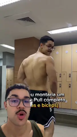 Como estruturar um treino de Pull completo (costas + posterior de ombro + bíceps) #gym #GymTok #treino 