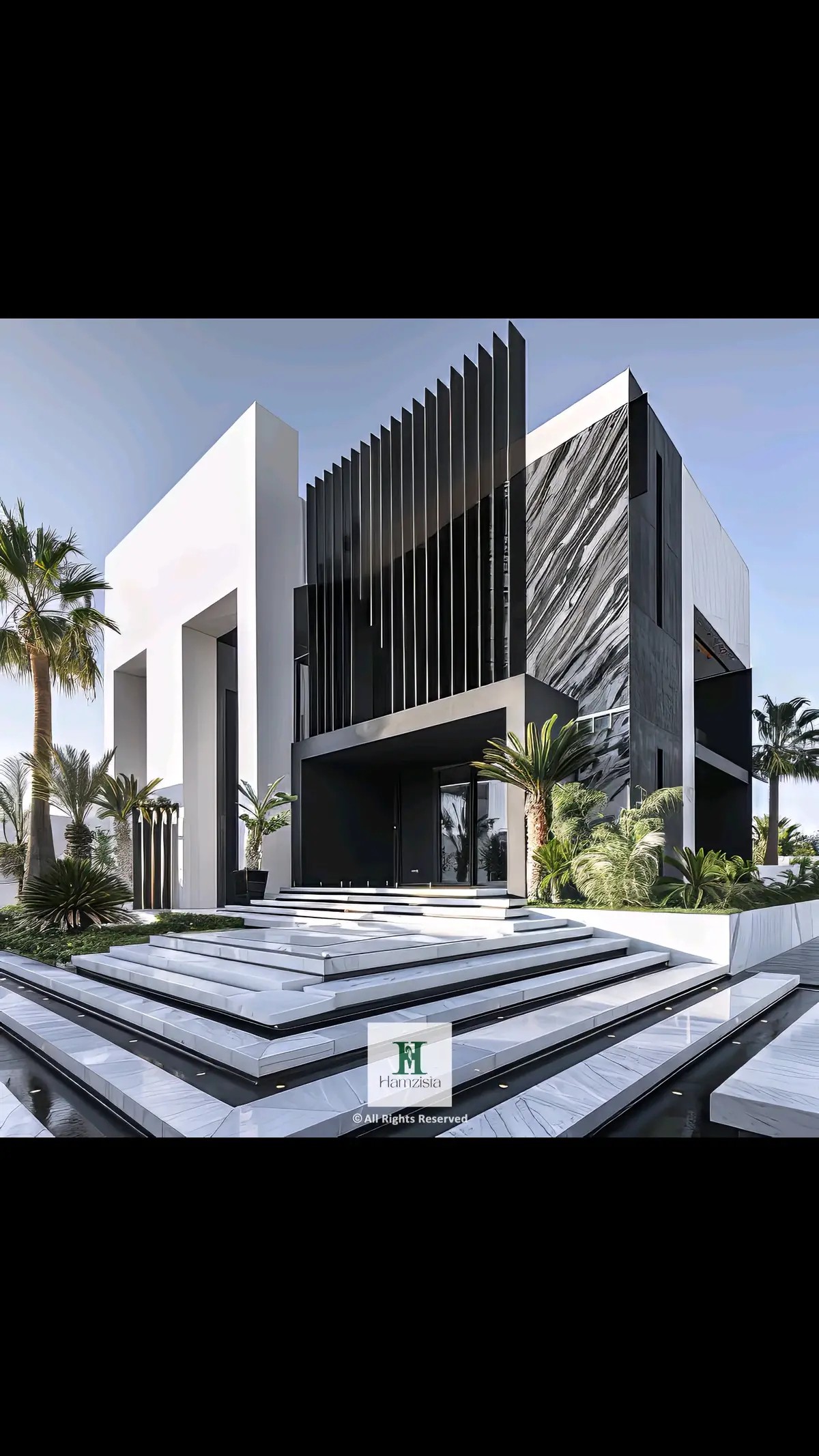 Future Horizon: Unveiling Modernity's Charm . . . . . . . . . . . #architecture #architect #luxuryhomes #architecturaldesign #hamzista 