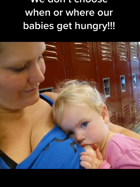 We don’t choose when or where our babies get hungry. Here’s a shoutout to all the Moms feeding their babies when and where they are hungry! #breastfeedinginpublic🥰 #normalizebreastfeeding #doubletshirtmethod #breastfeedingeducation #extendedbreastfeeding #breastfeedingjourney #breastfeedingtok #feedingondemand #theloveofamother #momtoks