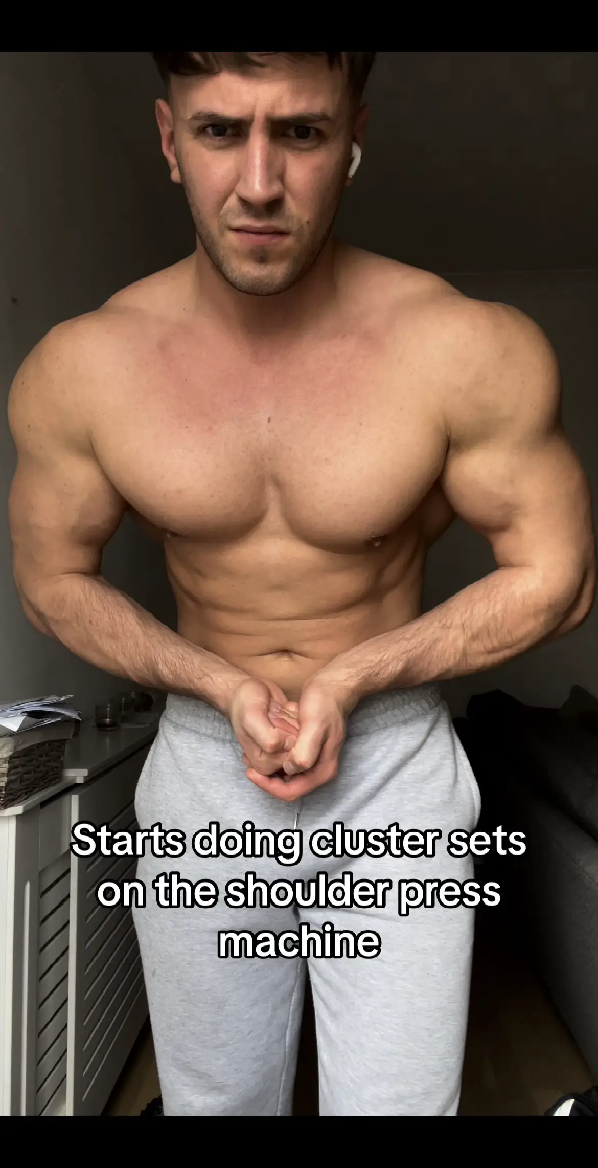 #fyp #gym #cluster #sets #shoulders #trending #swipe #real #relatable 