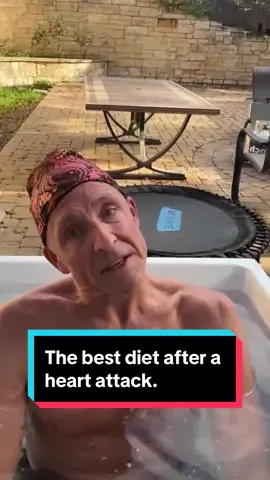 The best diet after a heart attack. #DaveAsprey #biohacking #biohacker #biohacked #health #healthydiet #hearthealthy #hearthealth #lowfat #plantbaseddiet #vegan