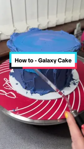 Another mini cake decorating video. This time for a galaxy-themed cake that a Godzilla cake topper was being added to.  In the video, I demonstrate how to achieve this look by adding different coloured buttercream and smoothing this out. Mini cakes are my favourite to decorate. This is a 6”, 2-layer cake and I use a 4 egg mix for it.  This size of cake is perfect for smaller gatherings and for those who don’t like tall cakes.  #minicake #smallcake #cakedecorating #birthdaycakeideas #americanbuttercream #learncakedecorating #caketok #learncake #debbiebakes #watchmecake #cake2024 #bluecake #cutecake #cakeoftheday #galaxycake #galaxythemecake #cakehowto #watchmedecorateacake 