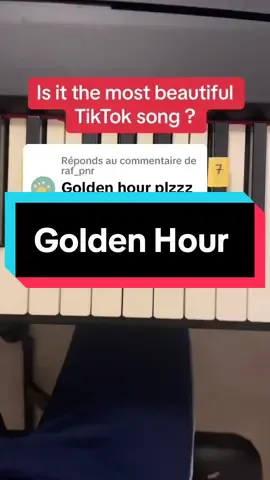 Part 50 - Golden Hour by JVKE.  You can now impress your crush. Golden hour easy piano tutorial. Golden hour piano. JVKE piano tutorial. Tiktok songs piano tutorial. #piano #pianotutorial #jvke #jvkegoldenhour #goldenhour #goldenhourpiano #goldenhourtutorial #sad #sadsong #sadpiano