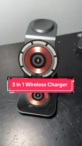 3 in 1 Wireless Charger. No more cords being strung all over the place!! #wirelesscharger #phonecharger #honestreview #TTSACL #springsale 