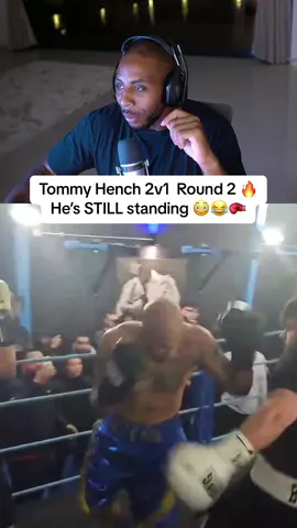 He was still standing after this first round 😭🥊 #midweekmayhem 