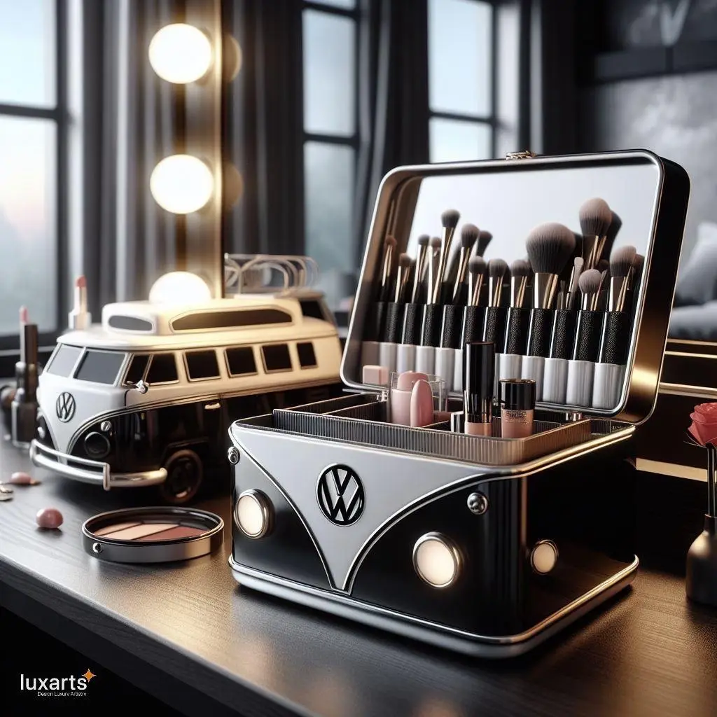 Volkswagen Bus Inspired Makeup Organizer 💄🚌💅  #trending #VWBusMakeupOrganizer #BeautyOnTheGo #GlamourousStorage Elevate your beauty routine with the Volkswagen Bus Inspired Makeup Organizer. Designed to resemble the beloved VW Bus, this organizer adds a touch of retro flair to your vanity while keeping your cosmetics neatly stored and easily accessible. With multiple compartments and drawers, it offers ample space to store makeup brushes, palettes, and skincare essentials. Stay organized in style and enjoy the convenience of having all your beauty products in one chic container. 💋✨🚌 