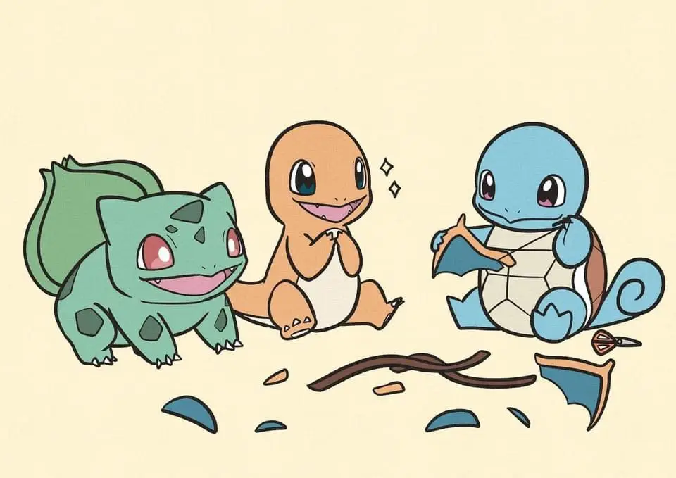 kanto #pokemon #kanto #pokemonkanto #squirtle #charmander #bulbasaur #pokemontiktok #pokemoncommunity #pokemonfan  creador: kuroyagi_11