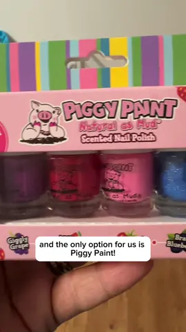 You’ve got to grab @Piggy Paint if you have a little one that loves to paint their nails! These polishes are water based, low odor, and non-toxic so they are a great option for tiny manis & pedis! Piggy Paint’s newest nail polish set hit Target just in time for spring and Easter fun! #piggypaint #piggypaintnailpolish #nailpolishforkids #nontoxicbeauty #kidfriendlypolish #easterbasketideas #giftideasforkids #waterbasednailpolish #veganbeauty #scentednailpolish #MomsofTikTok #toddlerlife #toddlermama 