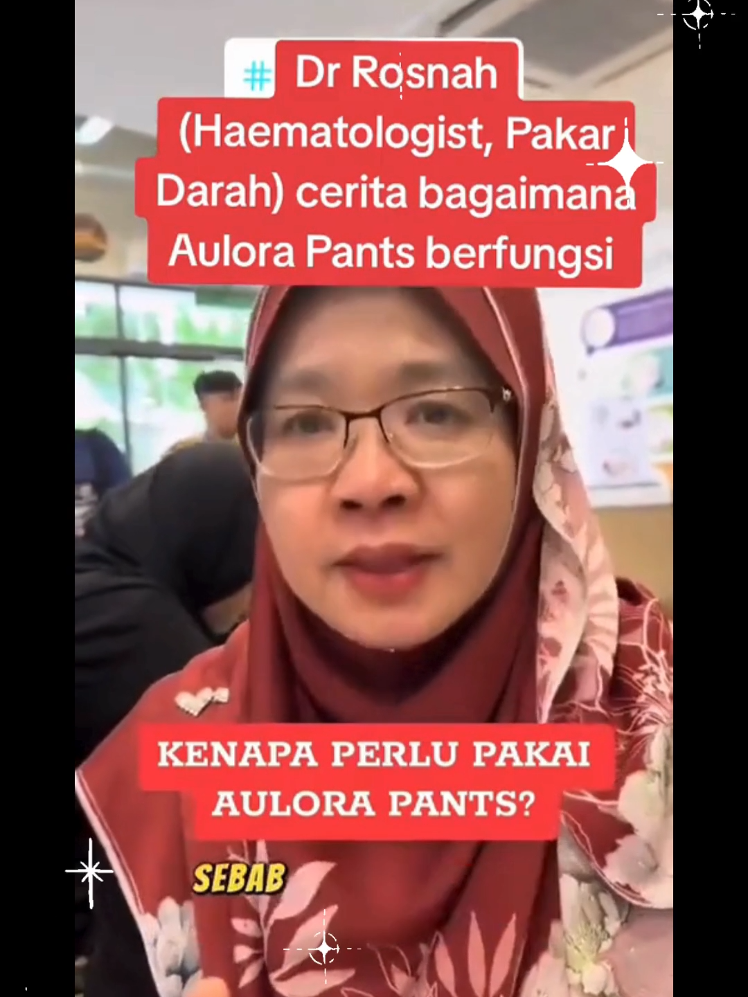 Dr Rosnah  Testimoni Aulora Pants dari Haematologist, Pakar Darah #aulorapantswithkodenshi #aulorapants #auloraseries #fyp #doctor