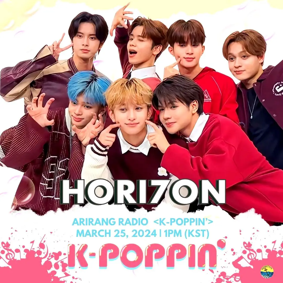 It's another day with HORI7ON. Catch them live later on @arirangradio K-POPPIN' show at 12 PM PHT.  I'm just happy because they will be complete later on arrirang radio. HORI7ON 💙🩷💚🧡💜❤️💛  HORI7ON KPOPPIN #HORI7ONonArirangRadio  #HORI7ON #호라이즌 #WeAreOneForSeven #LUCKY #HORI7ON_FANSIGINING_EVENT  #Stream_LUCKY #LUCKY #DAYTOUR #HORIS7N #hori7onofficial #hori7on_vinci #hori7on_kim #hori7on_kyler #hori7on_reyster #hori7on_winston #hori7on_jeromy #hori7on_marcus #fyp #fypシ #foryoupage #anchorherron #copylinkplease💗 #dontletthisflop