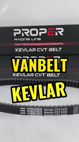 Ada yang baru dari Proper Racing Line, Vanbelt Kevlar Proper #properracingline #vanbelt #motormatic #cvtmotormatic 