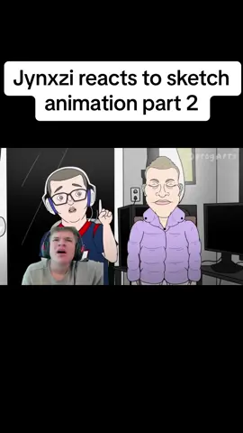 Part 2 #gaming #funny #fyp #fypシ #jynxzi #jynxziclips #animation #reaction #jynxziandsketch #sketch 