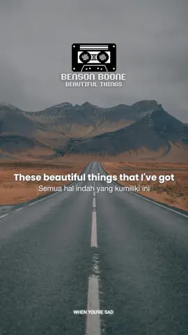 #beautifulthings #bensonboone 