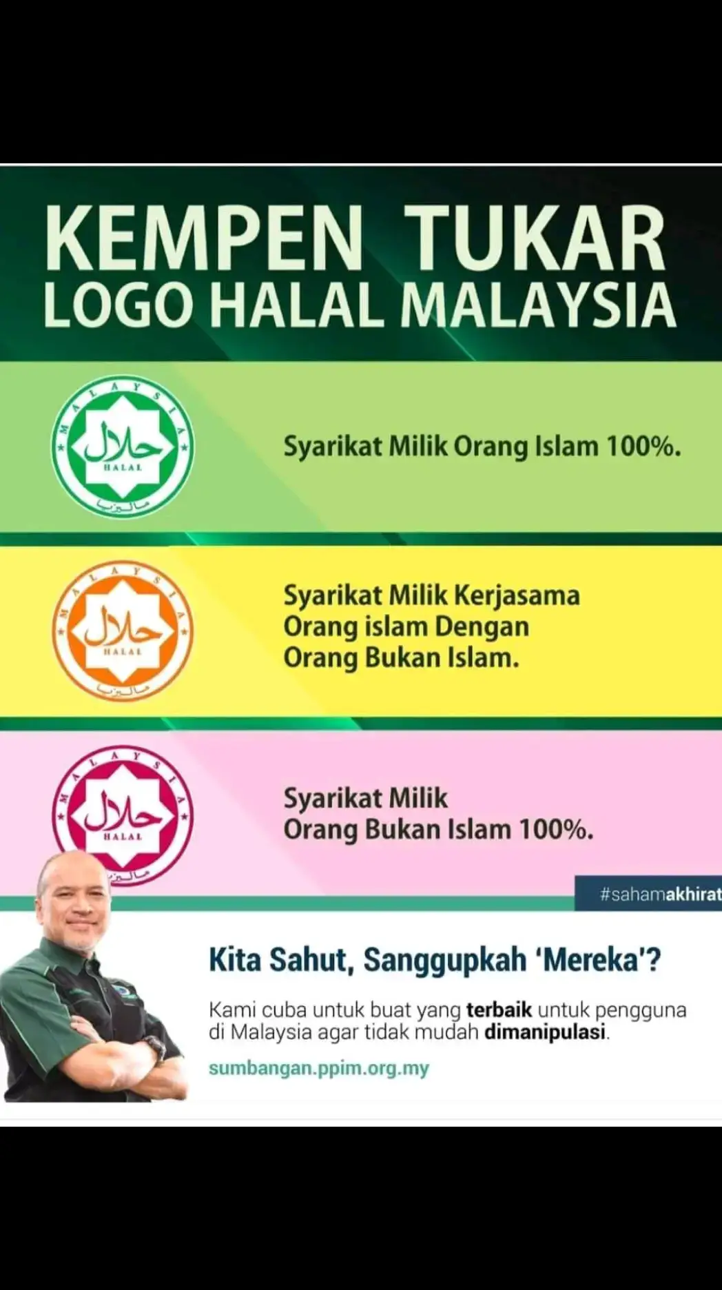 25/03/2024 : KEMPEN TUKAR LOGO HALAL #malaysia🇲🇾 #brunie🇧🇳 #singpura 🇸🇬#indonesia🇮🇩 #fyp #tiktok #foryoupage #foryou #saufieyangsatu 