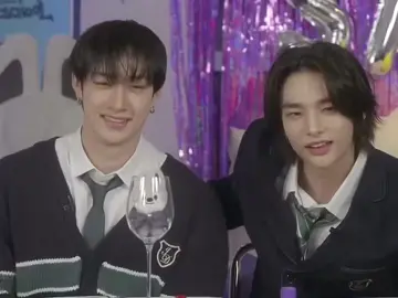 THEY ARE SO CUTE 🤭 #kpopfyp #fypシ #스트레이키즈 #bangchan #hyunjin #lovestay #hanussy #youtube #live #6thanniversary #skzmagicschool #skz #kpop @Stray Kids 