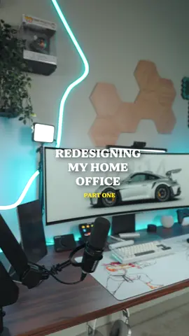 How does this look? 😳  #tech #wfh #office #homeoffice #redesign #Vlog #setups #pcsetups 