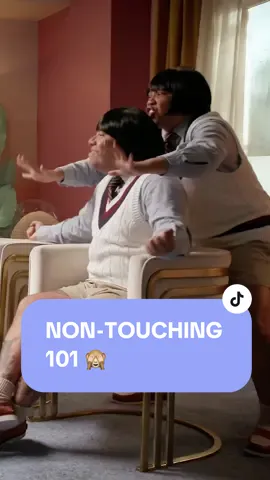 Non-touching is *very* exciting 🤭 #veryimportantpeople #vicmichaelis #oscarmontoya #jiavani #Love #interview #romantic #dropout 