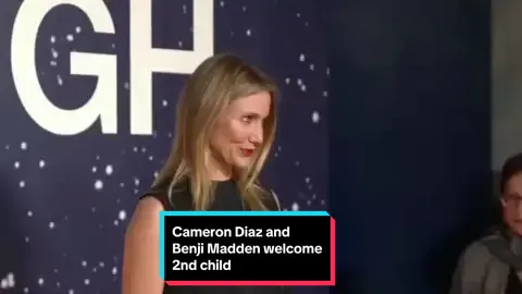 Cameron Diaz, 51, and husband Benji Madden, 45, have welcomed their second child, a baby boy named Cardinal. #entertainmentnews 