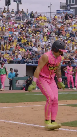 He witterally got hit with the banana ball and gwiddied to first base😮‍💨 #partyanimals #bananaball #savannahbananas #gwiddy #hitthegriddy #hitbypitch #baseballboy 