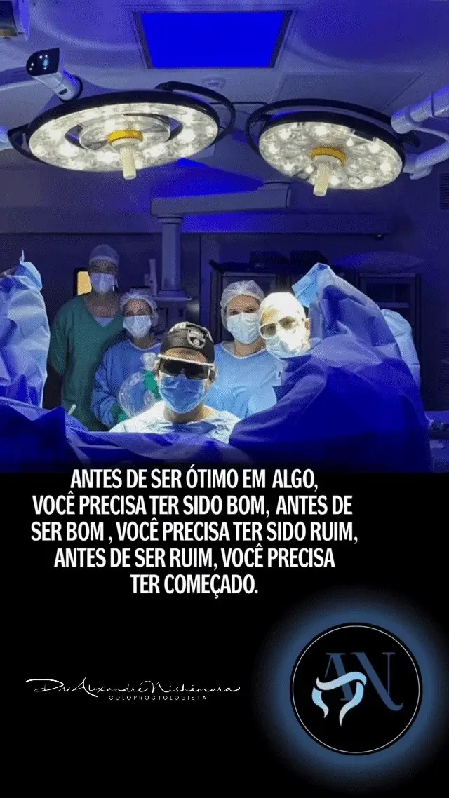 ANTES DE SER ÓTIMO EM ALGO, VOCÊ PRECISA TER SIDO BOM, ANTES DE SER BOM, VOCÊ PRECISA TER SIDO RUIM, ANTES DE SER RUIM, VOCÊ PRECISA TER COMEÇADO. #evoluir #evoluirsempre #dralexandrenishimura 