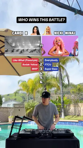 Who wins this battle? 🥊 #cardib #nickiminaj 