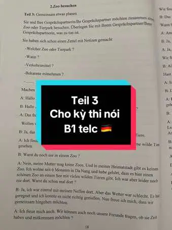 Vậy là đủ cả 3 teil cho phần nói rồi nha bây . Xem thêm ở phần danh sách phát . #teil3telc #hoctiengducmoingay #deutschland #deutsch #a2tiengduc #a1tiengduc #xuhuong  #learngerman #deutschlernen #german #germanlanguage #deutschdeutschkurs #deutschland #learninggermangermany #wortschatz #deutschesprache #languagelearning #almanca lernen #germancourse #germanwords #germangrammar #deutschonline #language #grammatik