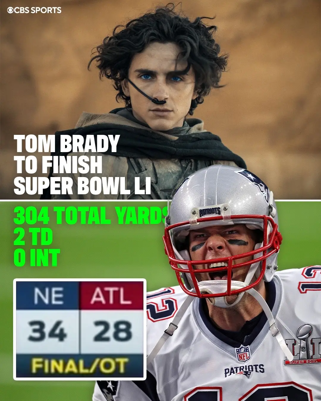 The greatest comeback of all time 🐐 #nfl #tombrady #SuperBowl #patriots