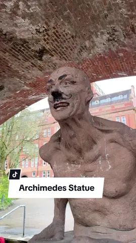 Why is there a statue of a man in the tub? 🛁 #themanc #manchester #manchesterhistory 