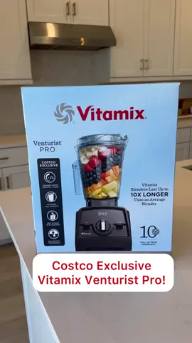 Costco Exclusive @Vitamix Venturist Pro is the newest blender sold exclusively in partnership with Costco! Costco: $399.95  -Smart-Detect Technology -64-oz Full-Capacity Container -Simply Blending Hardcover Cookbook -10-Year Warranty #VitamixCostco #VitamixPartner @Costco Wholesale 