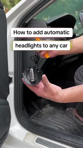 How to add automatic, headlights with light sensors to any car