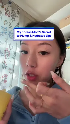 juicy, plump lips until I'm 102 with my korean mom's secret🤓 #drylips #koreanmom #beautysecrets #lipcare #stylekorean #liphack 