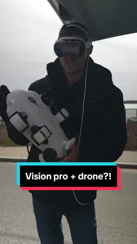 Apple vision pro + underwater drone! The future is going to be weird! 🤯 #applevisionpro #visionpro #underwaterdrone #diving #interesting #DidYouKnow 