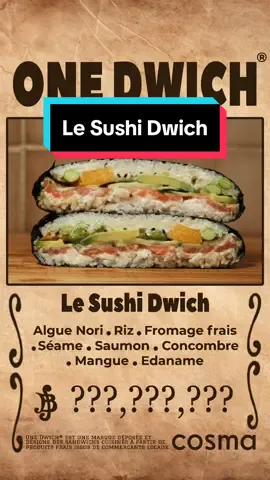 Réponse à @Oh_gwn                             One Dwich #95 🥖                                  Le Sushi Dwich 🐟🍙🥒🧀🥭               #onedwich #sandwich #sushidwich #onigirazu #sushi #sandwichtok 