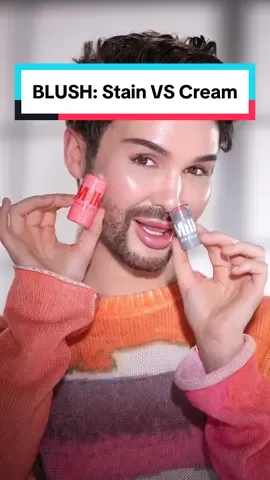 STAIN vs CREAM 🤗 Comparing the @milkmakeup Cooling Water Jelly Tint and the Lip + Cheek Cream Stick 💁🏻‍♂️ I think the STAIN formula is amazing for those who like a “second-skin” finish, need something that won’t wear off throughout the day, and enjoy using the “under-painting” technique! And the CREAM blush is the perfect formula for those who have drier skin, like a dewy finish, and like to build up the pigment! 🤗 Which one is for you? 🤷🏻‍♂️ @sephora #MilkMakeupPartner 🤝 #LiveYourLook #blush #milkjellytint #paintedbyspencer