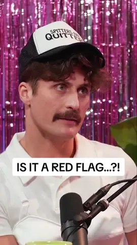 What are we thinking… RED FLAG 🚩 or GREEN FLAG?! 🧐  #fyp #foryoupage #newepisode #podcast #gay #lgbtqia #redflags #greenflags #datingstorytime #exboyfriend 