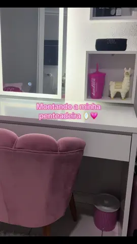 Ta ficando melhor do que pensei 💭⭐️ #fyp #foryou #penteadeira #escrivaninha #cabelo #perfume #pele #maquiagem #viralvideo 