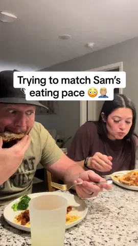 She lost me at the ranch on spaghetti 😳🤢🤦🏼‍♂️ #danandsam #couplecontent #couplecomedy #couplehumor #trend #viral #challenge #reactions 