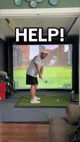 Help.. Trying to get my path zero’d out since I was struggling with excessive in-to-out. Any tips? 😫😤 #golf #golftiktok #golfswing #fyp #foryou