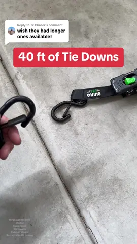 Replying to @Tx.Chaser that’s the beauty of a four pack! I just find that these ratcheting tie downs save space and save time. You could always add an old manual long strap. But these are the best truck accessories I’ve purchased. @Rhino USA  Truck accessories Truck gadgets Tiedowns Ratchet straps Retractable tie downs #truck #truckaccessories #trucking #tiedowns #ratchetstraps  #rhinousa