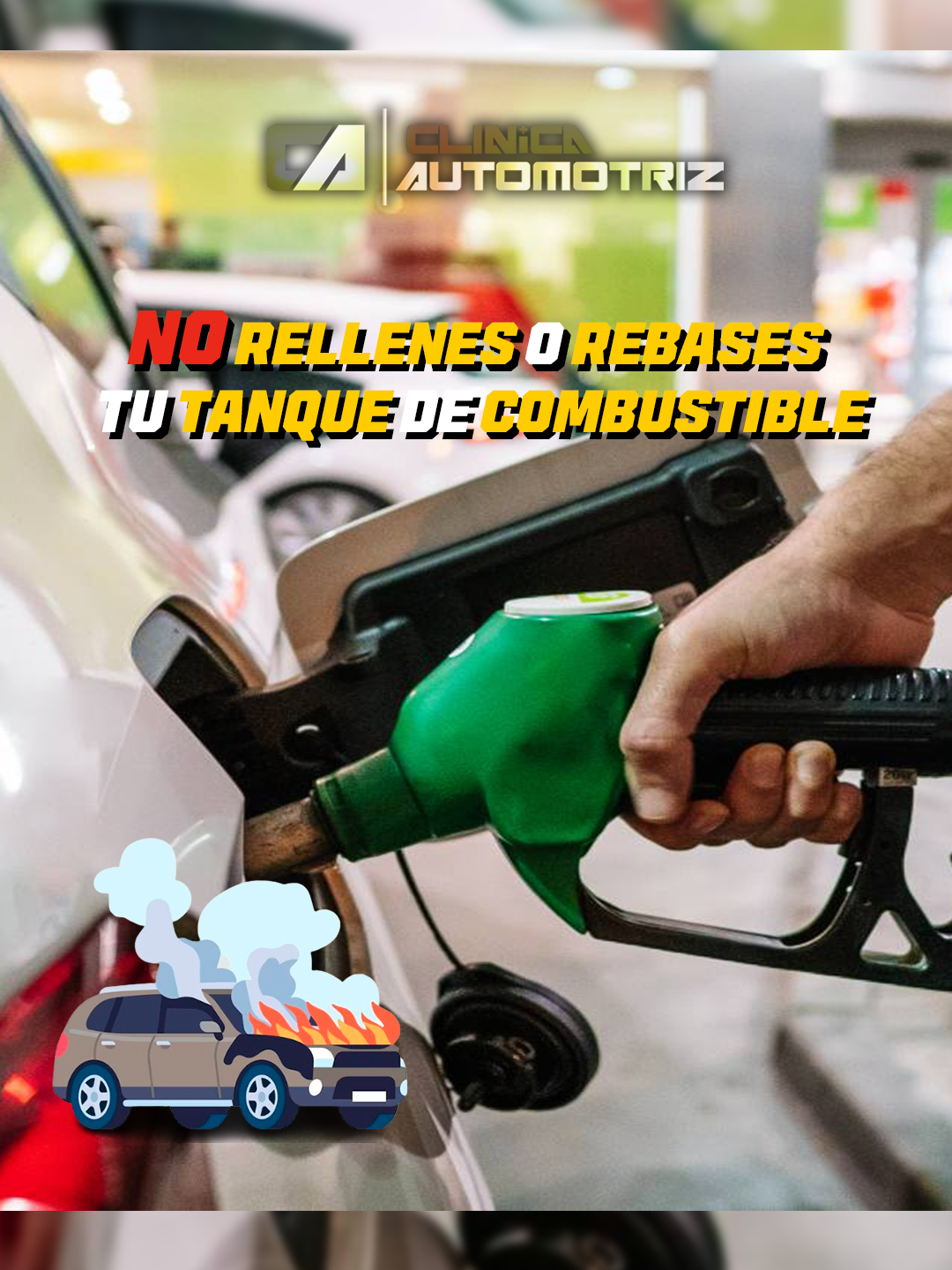 ⚠!No rebases tu tanque de gasolina!⚠ evita posibles incendios🔥, daños al sistema de combustible⛽ y contaminción al medio ambiente🏞️, aquí te explicamos que es lo que pasaría si rellenas tu tanque de combustible. #ClínicaAutomotriz #MantenimientoAutomotriz #consejosautomotrices #foryoupage #TallerMecánico #Parati #Automóviles #instacars #RendimientoVehicular #automotriz #corrosion#foryou #parati #ProblemasDeAuto #tiktok #love #like #follow #tiktoktrend #viralvideos #viralpost #reparacionmotor #mecanicaenaccion #mecanicaautomotriz #chorrillos #limaperu #mecanica #mecanicodeltiktok #popular