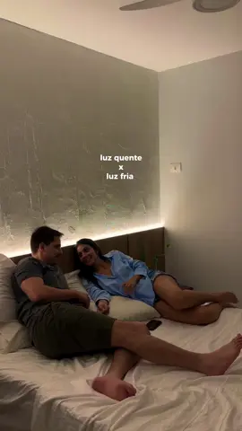 luz quente, sempreee! 😅❤️ #luzquente #luzfria #iluminación #luz #arquiteto #suite #casal #fyyyyyy 