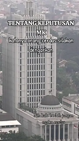 keputusan MK sudah final dan mengikat #mahkamahkonstitusi #putusanmk #final #mengikat #uud45 