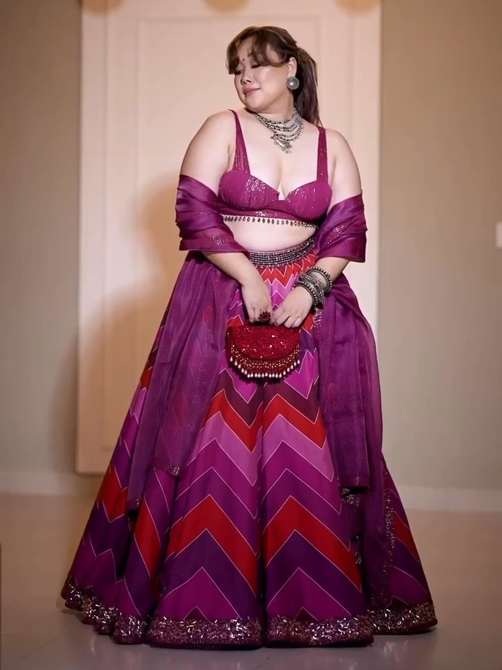 Fancy vibrant outfits? We too 😍 Don't shy away from opting for lehengas that are unconventional and offbeat 💁‍♀️ Take cues from #lilmissgurung on how to don a unique number effortlessly and style it to perfection 💕 Shop online at Azafashions.com or at Aza stores in Mumbai, Delhi and Hyderabad. WhatsApp +91 8291990059 or email contactus@azafashions.com for enquiries. We ship worldwide 🌎 #aza #azafashions #seeaash #bridetobe #ethnicwear #indianwedding #indianwear #brides #shopnow #shoponline