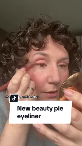 I love @Beauty Pie gel eyeliners. Stunning texture amd a lovely choice of colours. This one is hazelnut and it’s delightful.  #affordablemakeup #over40 #over40makeup #makeupbykaty #curlykaty #makeupartisttips #makeupartist #inmykit #eyelinertips #makeupreview 