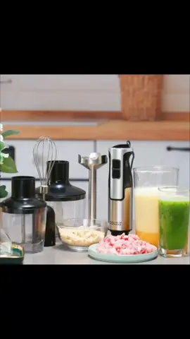 HB1200  #4 in 1 immersion electric hand blender/vegetable juicer/mixer processor stick kitchen egg shake set/handheld juicer#fyp 
