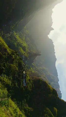 Trekking through the green valleys on the island of Santo Antão, Cape Verde. A week in paradise filled with mind-blowing landscapes, friendly culture, lots of hiking and more than comfortable temperatures 🌴 #compilation #travel #capeverde #santoantao #trekking #Hiking #paradise #island #Africa #drone #destinations #Outdoor 