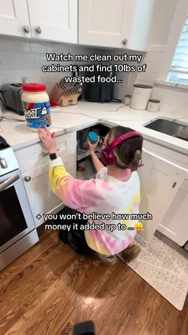 yikes. super wasteful! v upset with myself but cant do anything about it except make better choices going forward. #cleanoutmycabinets #expiredfood #wastedfood #kitchencleaning #throwingawayoldfood #springcleaning 