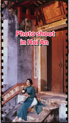 My first professional photoshoot took place in Hoi An, Vietnam 😻 There is a studio where you can choose a traditional dress, have your make up and hair done and get a photoshoot at the Old Town.  Would you like to have something similar? #vietnam #hoian #photoshoot#hontravels 