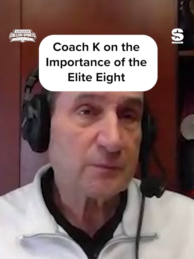 March Madness hits Coach K right in the feels — we wouldn't be opposed to seeing you in it again, Coach! #MarchMadness #CollegeBasketball #NCAA #Basketball #Duke