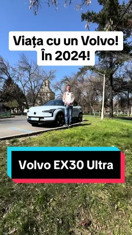 Viața cu un Volvo, în 2024: electric life, cu cel mai rapid Volvo de serie, din istoria mărcii: 0-100 în 3.6 secunde, EX30 Ultra Twin Motor Performance. Ia-ți asigurarea de la linkul din bio! #volvoex30 